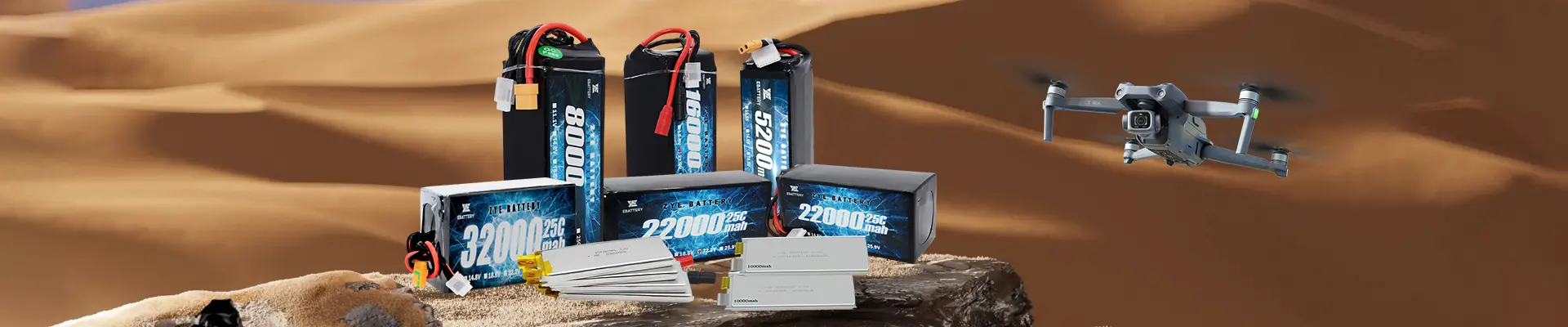 Batterie de lipo drone