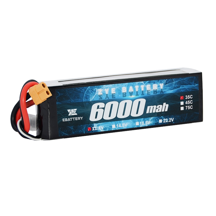 Batterie Lipo 3S Batterie Lipo 6000mAh 60C 11.1v