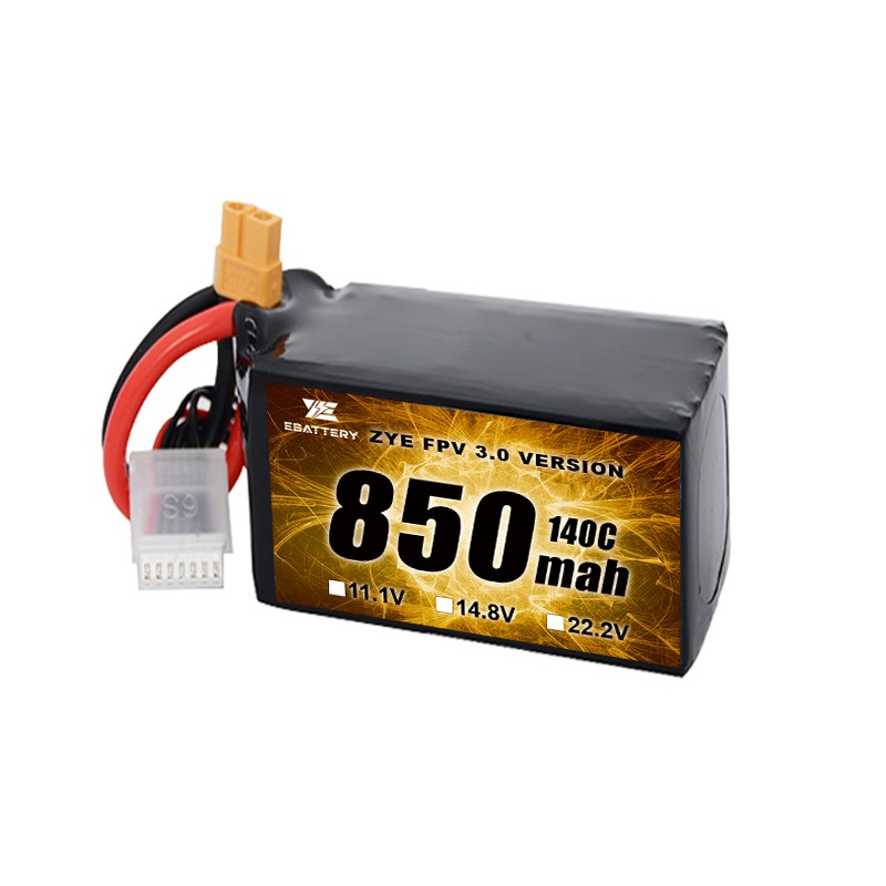 Batterie Lipo FPV de petite taille 850mah 1100mah 1300mah 1500mah